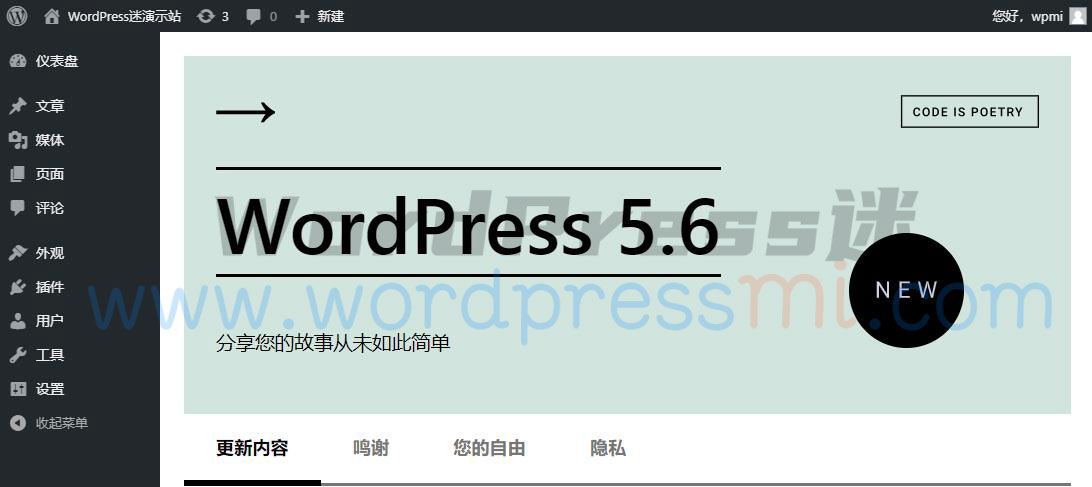 WordPress网站更新升级程序/主题/插件 备份网站 常见问题 – WordPress新手使用指南2