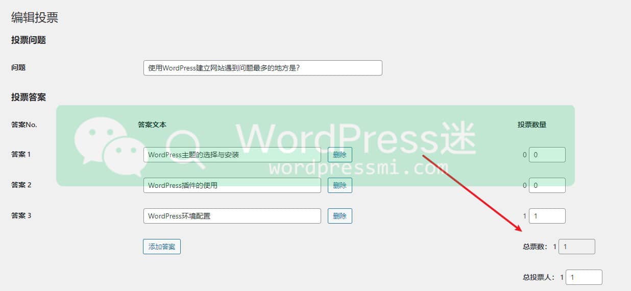 WordPress调查投票插件 WP-Polls 使用教程